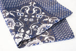  tribal floral navy silk pocket square gray geometric diamonds foundation menswear 