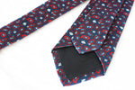 navy red paisley silk nice tie foundation menswear